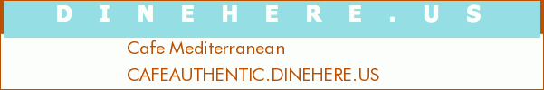Cafe Mediterranean
