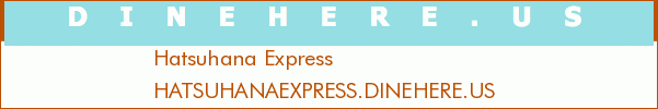 Hatsuhana Express