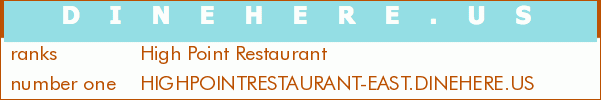 High Point Restaurant