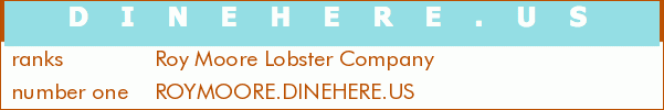 Roy Moore Lobster Company