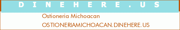 Ostioneria Michoacan