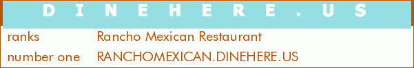 Rancho Mexican Restaurant