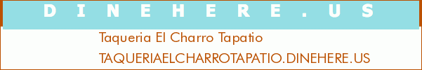 Taqueria El Charro Tapatio