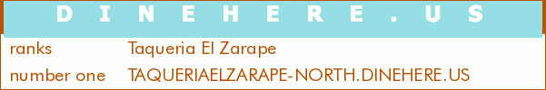 Taqueria El Zarape