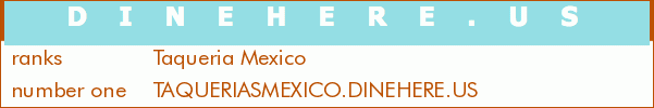 Taqueria Mexico