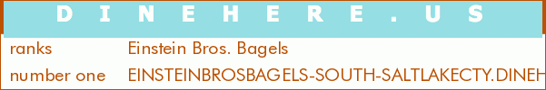 Einstein Bros. Bagels