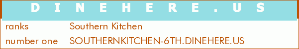 Southern Kitchen