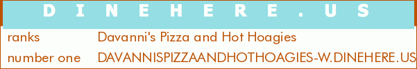 Davanni's Pizza and Hot Hoagies