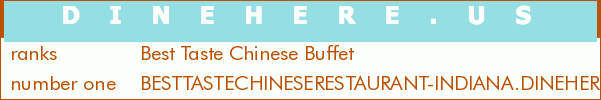 Best Taste Chinese Buffet