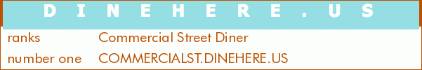 Commercial Street Diner