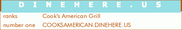 Cook's American Grill