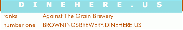 Against The Grain Brewery