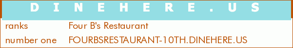 Four B's Restaurant