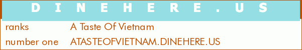 A Taste Of Vietnam