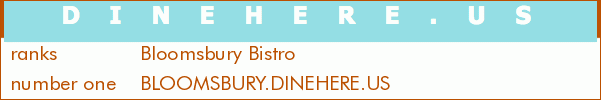 Bloomsbury Bistro