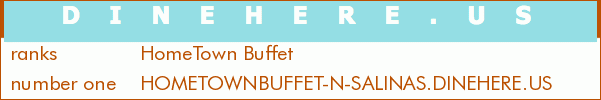 HomeTown Buffet