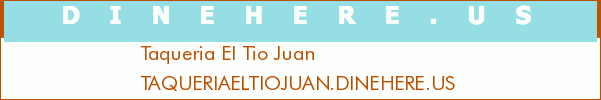 Taqueria El Tio Juan