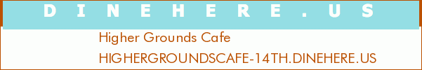Higher Grounds Cafe