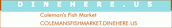 Coleman's Fish Market