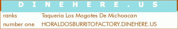 Taqueria Los Mogotes De Michoacan