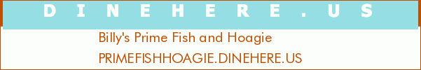 Billy's Prime Fish and Hoagie