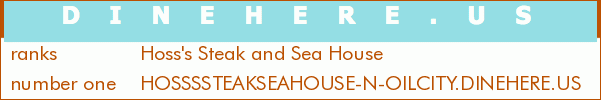 Hoss's Steak and Sea House