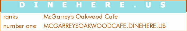 McGarrey's Oakwood Cafe