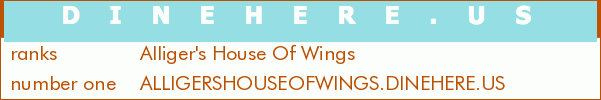 Alliger's House Of Wings