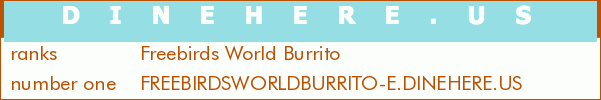 Freebirds World Burrito