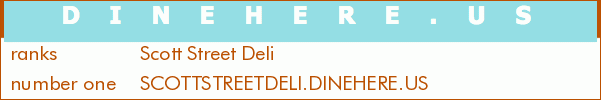 Scott Street Deli