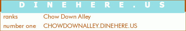 Chow Down Alley