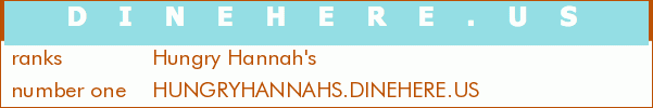 Hungry Hannah's