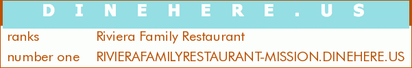 Riviera Family Restaurant