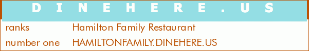 Hamilton Family Restaurant