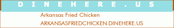 Arkansas Fried Chicken