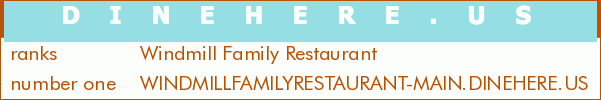 Windmill Family Restaurant