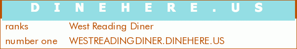 West Reading Diner