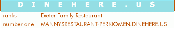 Exeter Family Restaurant