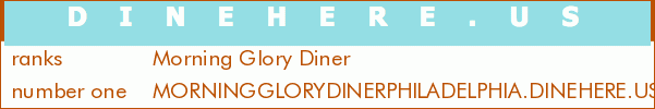 Morning Glory Diner