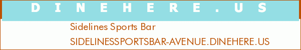 Sidelines Sports Bar