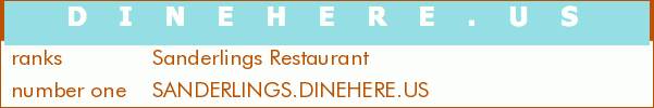 Sanderlings Restaurant