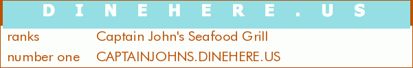 Captain John's Seafood Grill