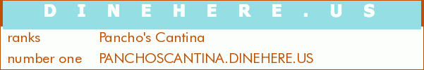 Pancho's Cantina