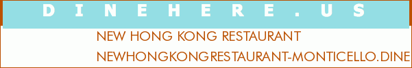 NEW HONG KONG RESTAURANT