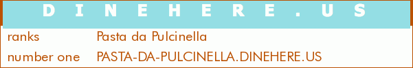 Pasta da Pulcinella