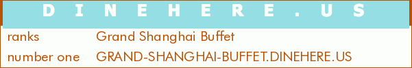 Grand Shanghai Buffet