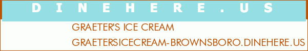 GRAETER'S ICE CREAM