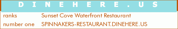 Sunset Cove Waterfront Restaurant