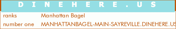 Manhattan Bagel