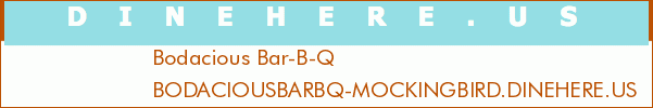 Bodacious Bar-B-Q